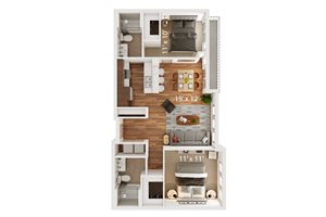 The Porter Brewers Hill L Floor Plan
